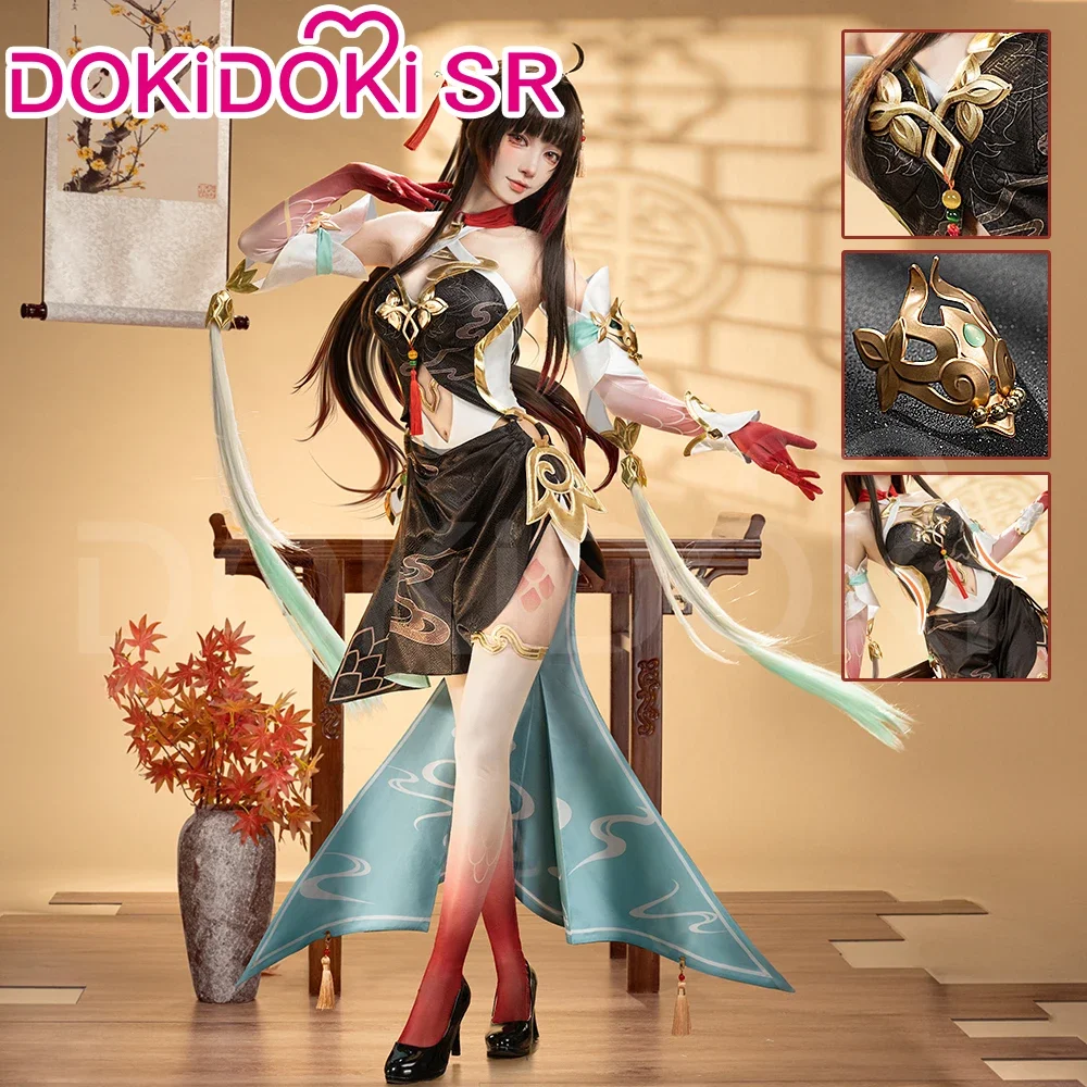 

2025 Lingsha Cosplay Costume Game Honkai: Star Rail DokiDoki-SR HSR Women Costume Lingsha Cosplay Wig Metal Accessories Ling Sha