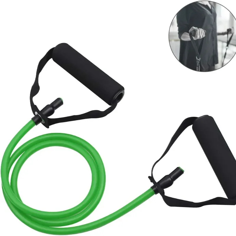 Fasce di resistenza a 5 livelli con manici Yoga Pull Rope fascia elastica per esercizi di Fitness per allenamenti a casa allenamento della forza