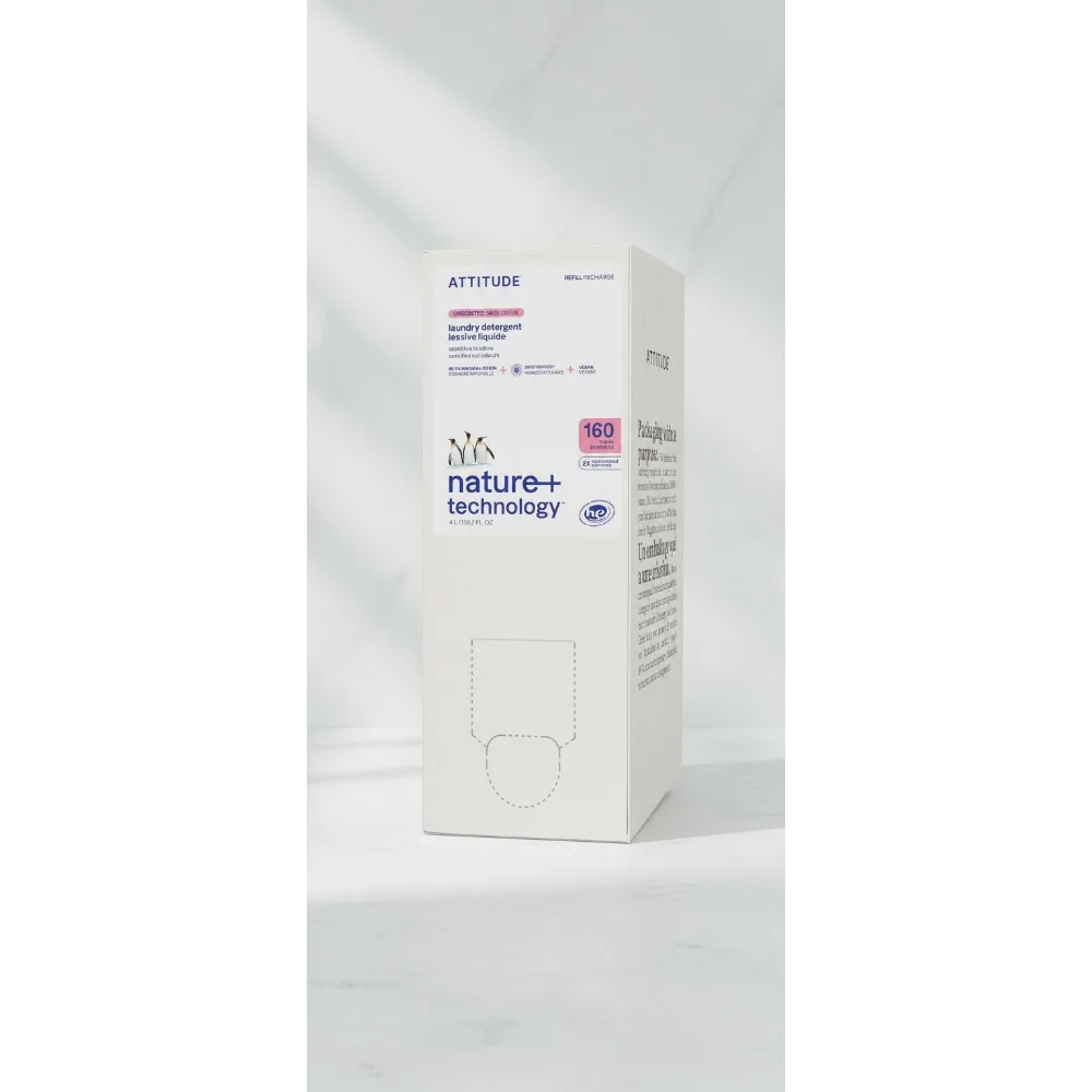 

Plant-Based Liquid Laundry Detergent Refill, EWG Verified, HE Compatible, Vegan & Unscented, 160 Loads