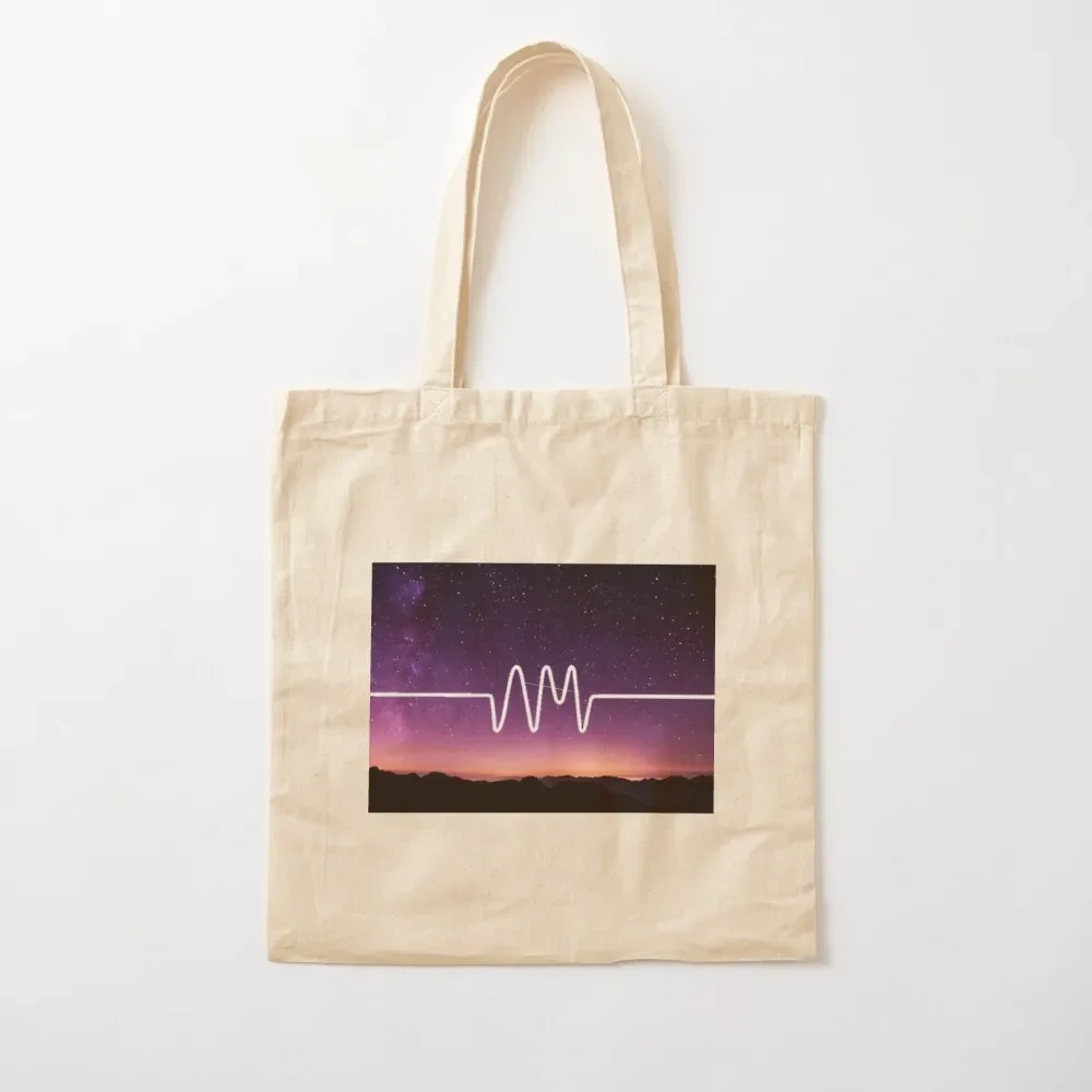 

AM Logo Sky Arctic Monkeys Tote Bag canvas tote shopping bags foldable female bag Women's bag