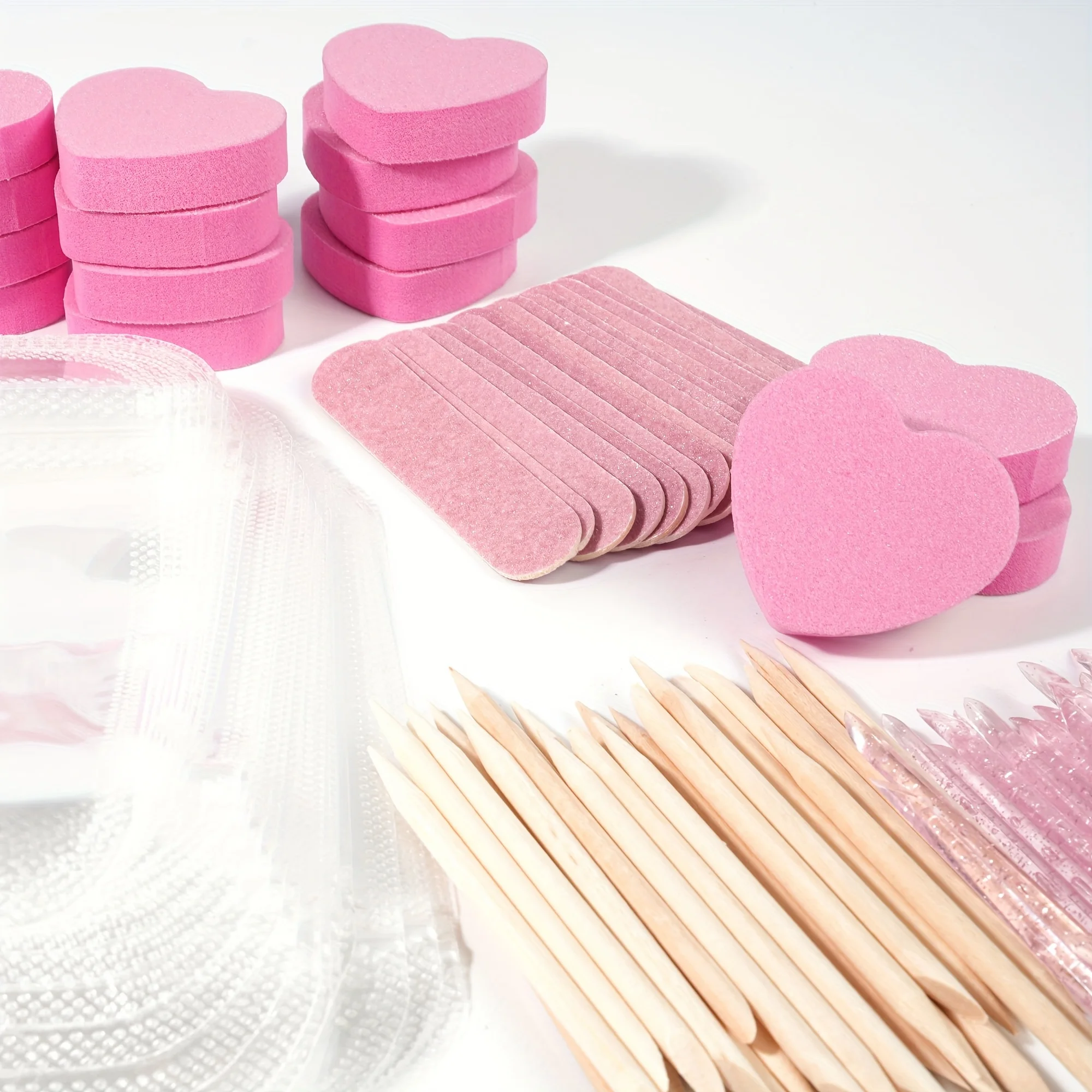 10세트/15세트 일회용 네일 매니큐어 키트, 개별 포장 네일 도구 키트, 4 in 1 매니큐어 세트