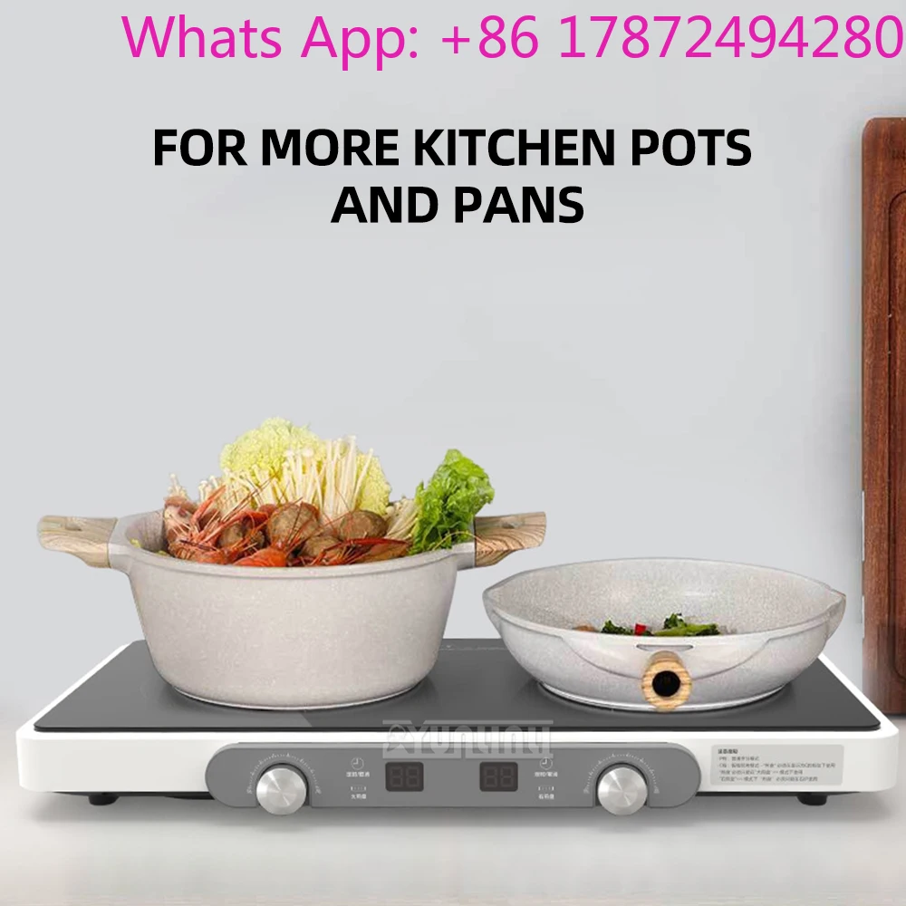 Double Induction Cooker Kitchen Cooktop Multifunctional Portable Piastra Ad Induzione Induktions Kochplatte