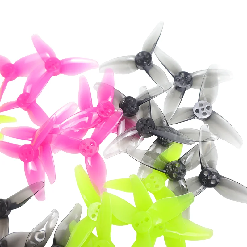 8Pcs (4CW+4CCW)GEMFAN 2023 2x2.3 2Inch 3-Paddle PC Propeller with 1mm/1.5mm Holes for 1105-1108 Motor for FPV Racing Drone