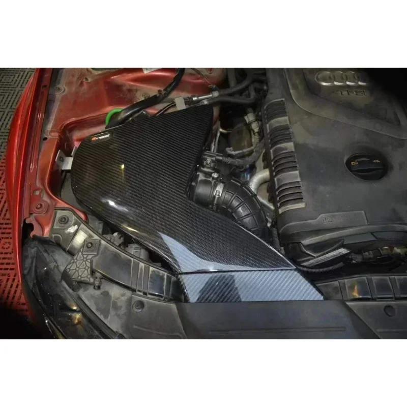 

Airspeed intake Real Car Data Development Dry Carbon Fiber intake Filter intake System For Audi A4 A5 B8 B8.5 EA888 1.8T 2.0T