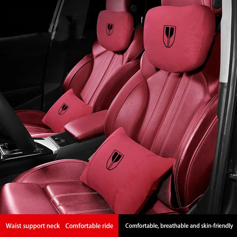 

Super Soft Car Headrest Neck Support Breathable Pillow Protector Neck For Hongqi E HS9 HS5 H5 HS3 H7 HS7 S9 H9 Car Accessories