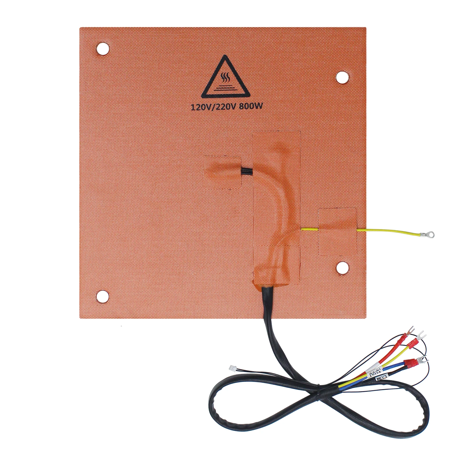 

Для Creality K1 MAX силиконовая грелка с двойным напряжением и быстрым нагревом 800 Вт AC120V для K1 MAX