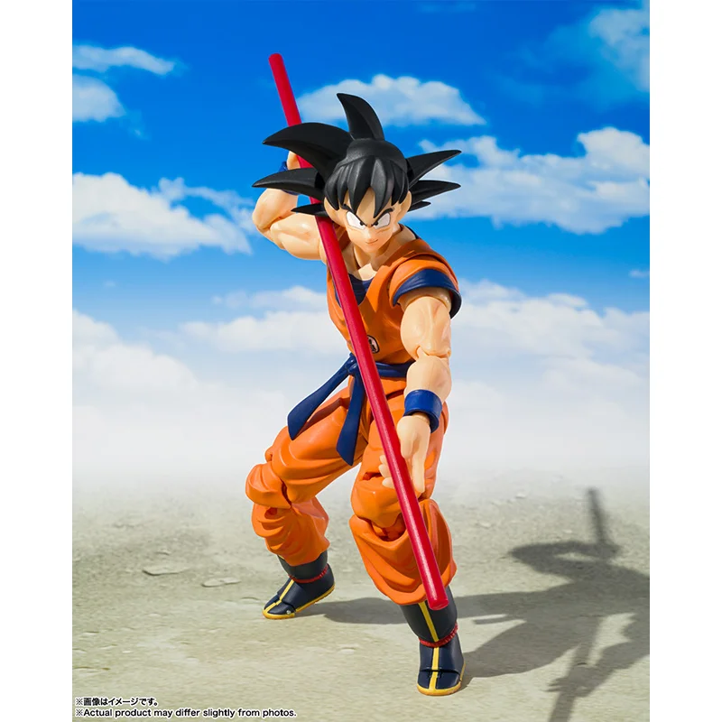 Bandai S. H. Figuarts Son Goku Son Gohan Kid Kintoun Anime Action Figure, Dragon Ball Z Modelo, Presente original do brinquedo