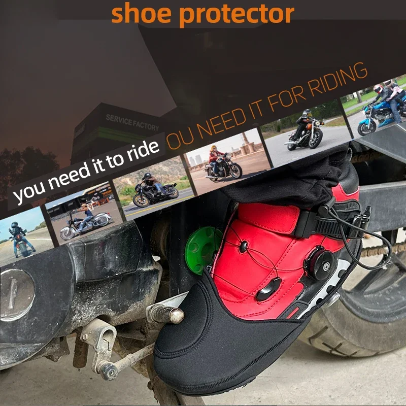 Motorcycle Gear Shift Shoes Cover Motorcycle Gear Shift Pad Motorcycle Gear Shift Pad Anti-friction Boot Protector Shifter Guard view 6