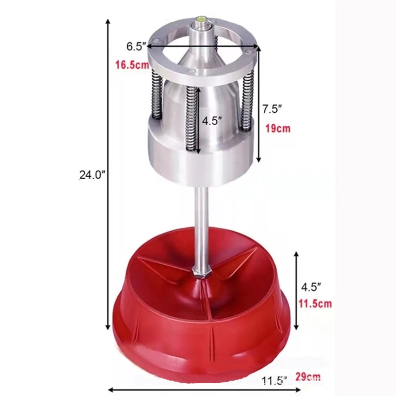 Przenośny piasty koła do wyważania opon do samochodów ciężarowych poziomica pęcherzykowa wytrzymałego narzędzia do naprawy Auto obręczy