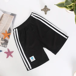 Black Shorts for Boys Kids 1 to 2 3 4 5 6 7 8 9 10 11Years Cute Cartoon Baby Shorts Polyester Pants Short Infantil Summer Shorts