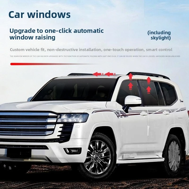 Automatic Window Lifter Sunroof Closer Glass Lifter For Toyota Land Cruiser LC300 2023 2024 2025 Modification Accessories