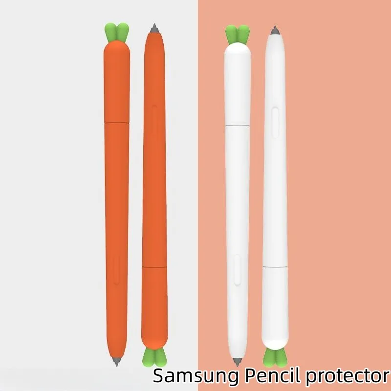 Federmäppchen Cartoon Niedlich Tablet Stylus Schutzhülle Silikon Stoßfest für Samsung Galaxy Tab S6 Lite S7FE S8 Ultra S9 Plus