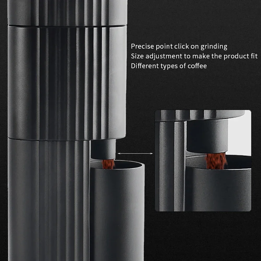 110 فولت-240 فولت CAFEMASY الذكية مطحنة القهوة الكهربائية الصغيرة 420 الفولاذ المقاوم للصدأ التلقائي الفول مطحنة المحمولة ماكينة إسبريسو طاحونة #4