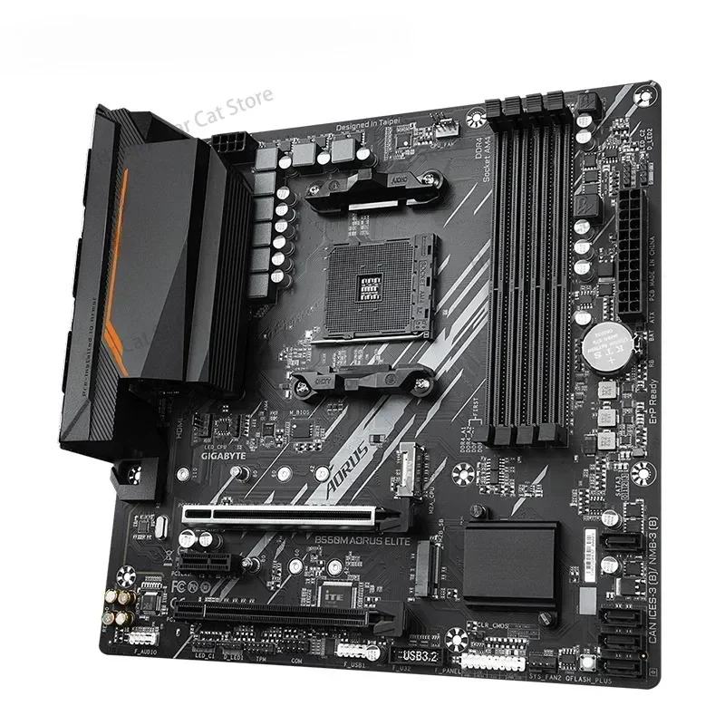 B550M AORUS ELITE Motherboard AMD B550 Socket AM4 DDR4 PCI-E 4.0 M.2 SATA III 4000(OC)MHz USB3.2 B550 Mainboard