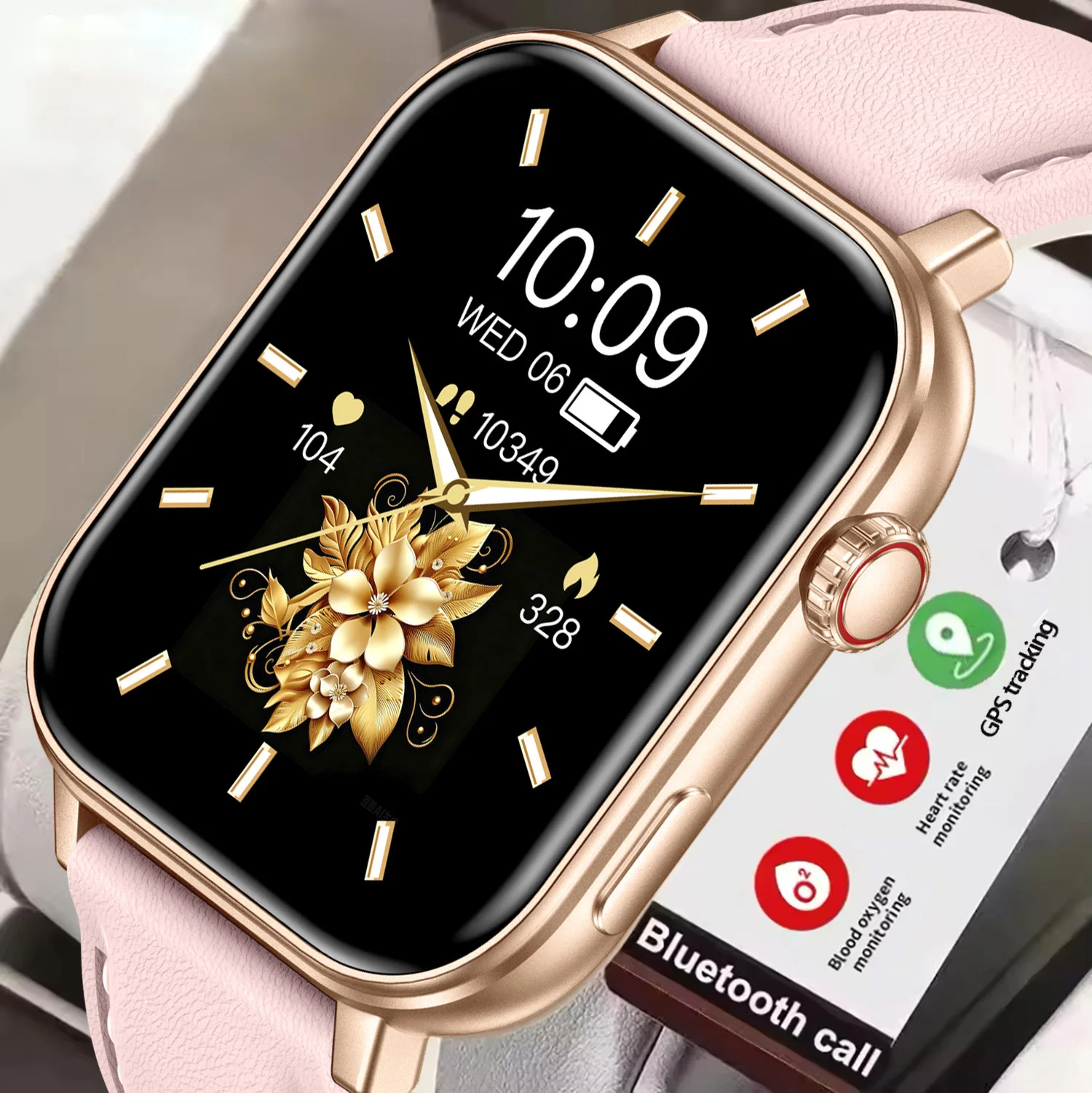 GPS Smart Watch Men For Apple iPhone16 PRO Watch Always On Display Body Temperature BT Call Women DT Smartwatch For IOS Android