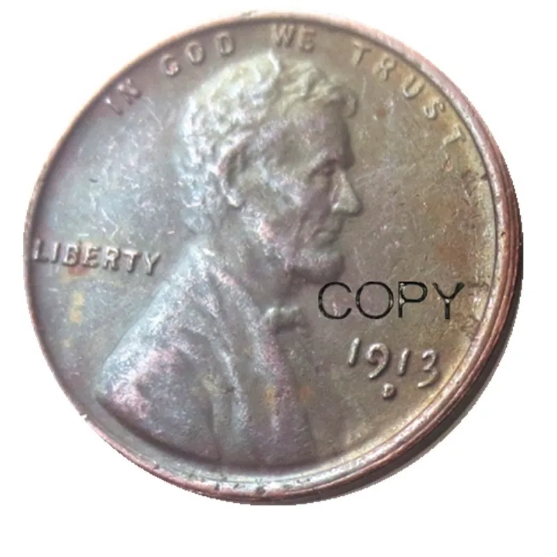 US One Cent 1913P/D/S Copy Coins