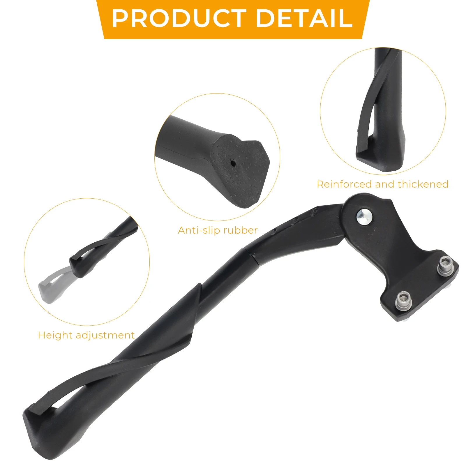 Electric Bike Kickstand Reinforce Kick Side Stand For Super 73 S1/Super 73 S2   Kickstand Parking Stand Foot Brace Side Support