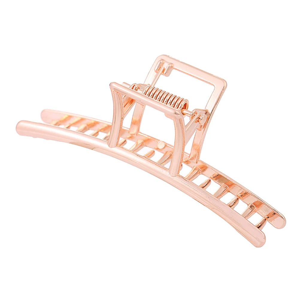 

4pcs Alloy Grip Clips Simple Ponytail Clips Elegant Jaw Clips Hair Accessories for Women Girls Ladies
