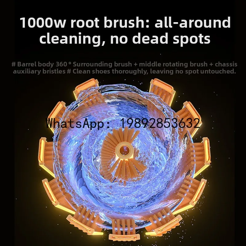 QQ Automatic shoe washing machine - mini home washing machine for shoes, socks, and footwear