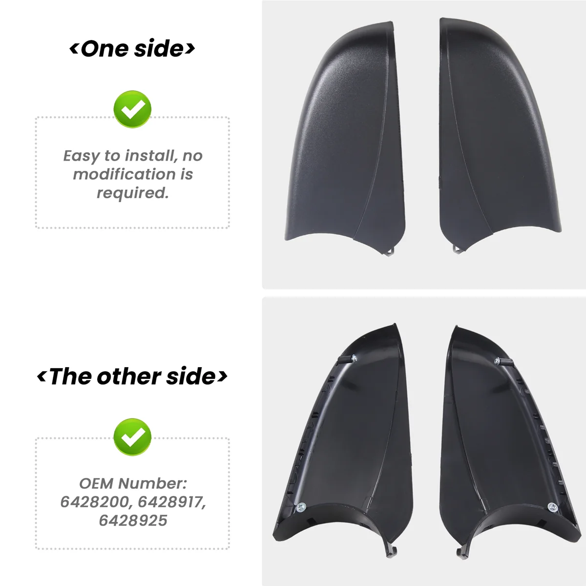 

Прочная левая или правая сторона для Vauxhall Opel Astra H Mk5 04-09, крышка зеркала