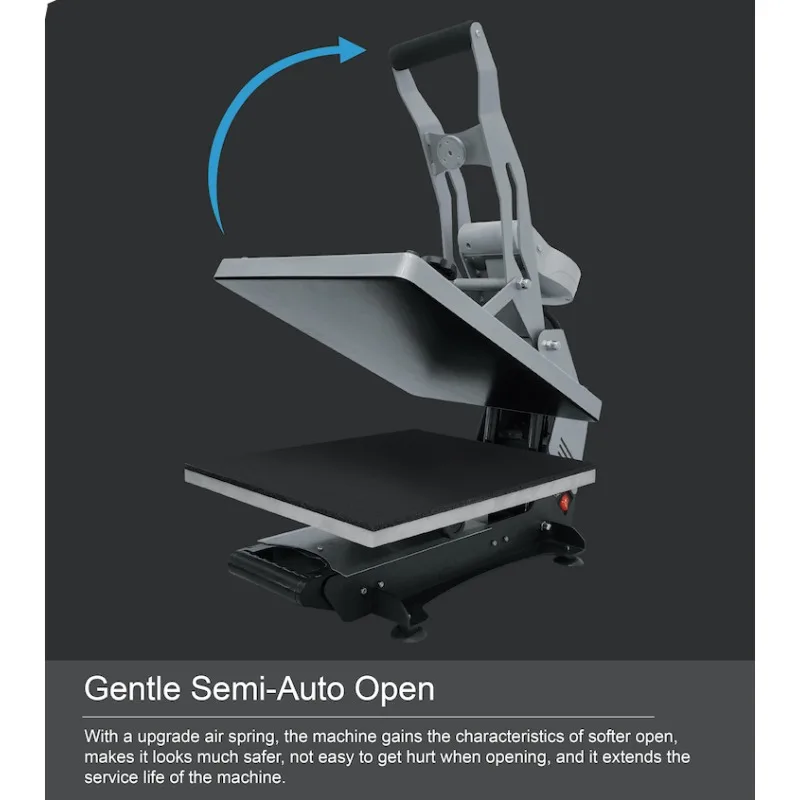 【2026】طابعة DTF التجارية ثلاثية الأبعاد ذات التنسيق الكبير، آلة نقل الحرارة، ضغط قابل للتعديل لتي شيرت، مستلزمات الحدائق الأخرى