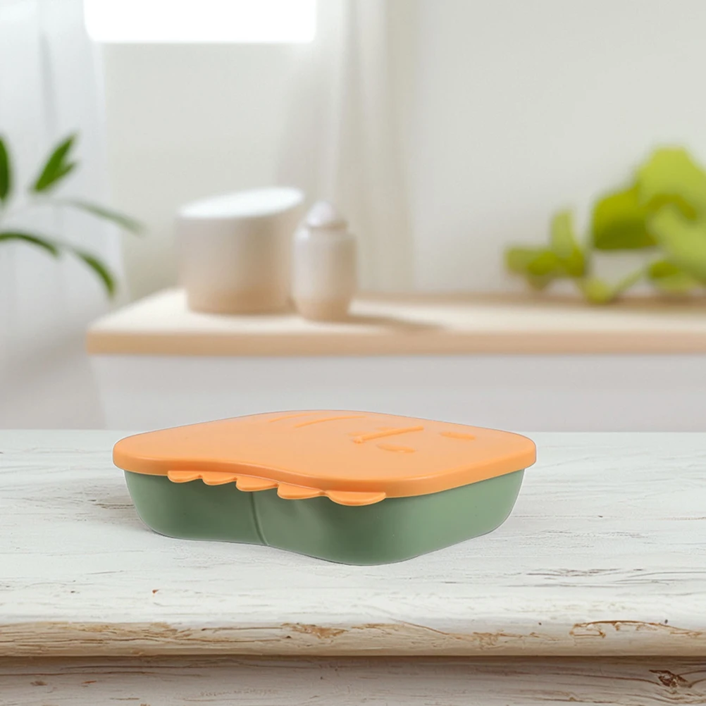 

2pcs Children's Large Capacity Divided Suction Plates Baby Dishes Kids Compartment Plate Toddler Dining Set Home Kindergarten