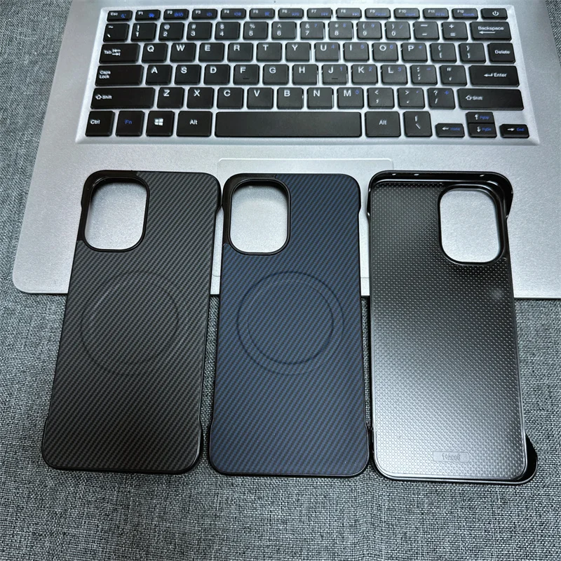 For OnePlus ACE 6 6T 5Pro 5Ultra 15 R 13 Case Hard Carbon Fiber Magnetic Wireless Charging Slim Protect Shell Bumper Phone Cover