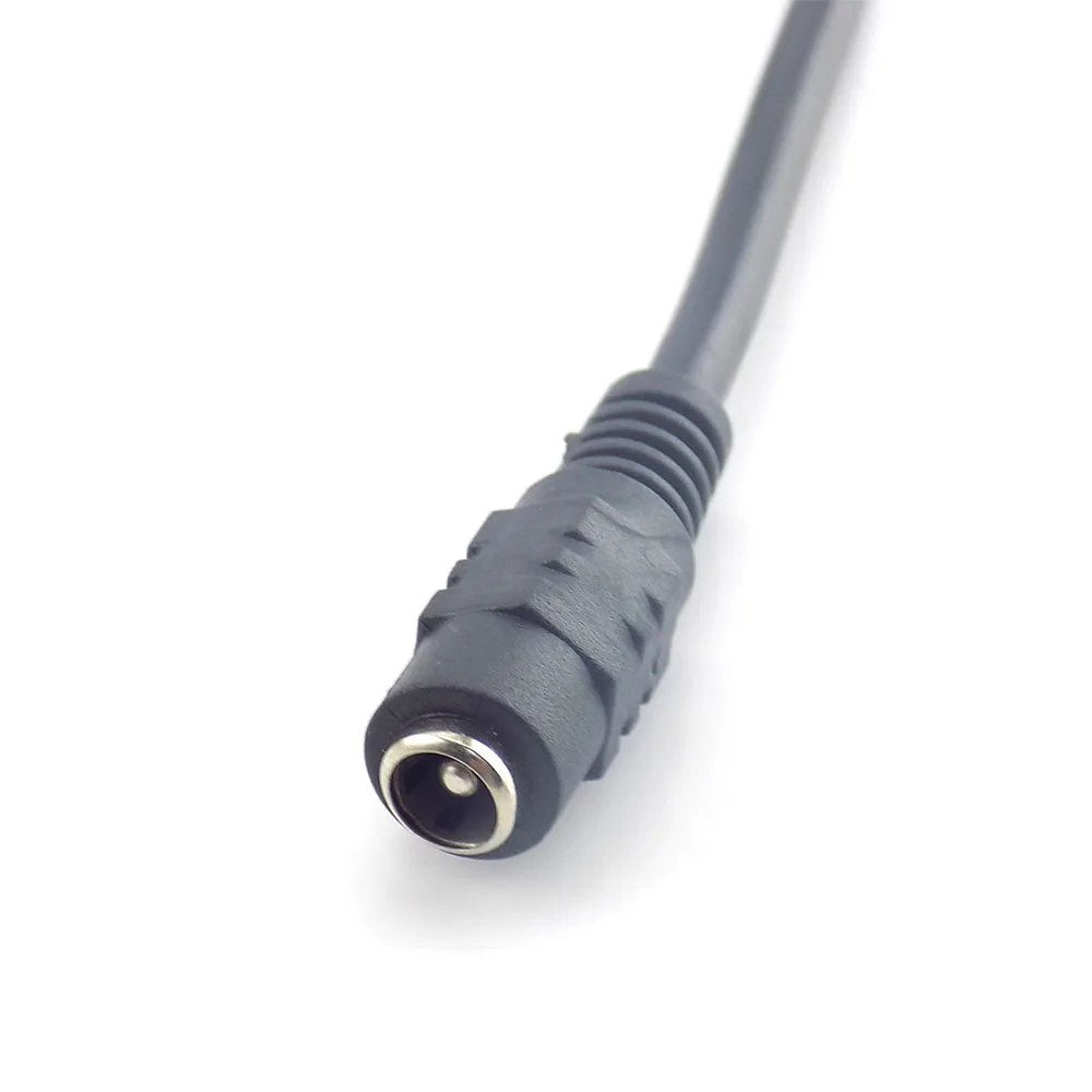 Gakaki-Cable divisor para cámara de vídeo Cctv, fuente de alimentación de 12V, 2,1x5,5 Mm, 1 hembra a 4 macho, 1 unidad