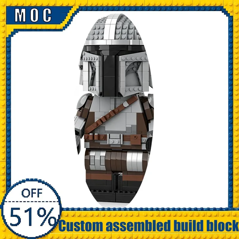 

1173PCS Customize Upscale Armored Character Maxifigure Building Blocks MOC Model Educational Assembly Toy Birthday Gift Display