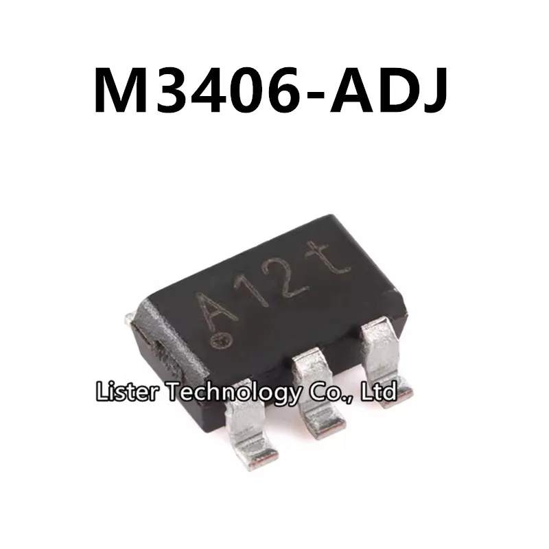 10-200PCS/Lot NEW M3406-ADJ SOT23-5 3406 3406-ADJ Marking：A1** A12t A17c A16M A14f A18q A19c A11i A13t M3406 ADJ SMD