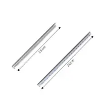 15/20CM Triangle Ruler Acrylic Transparent Scale Ruler Drawing Ruler Measurement Tool Creative School Stationery Students Gift 6