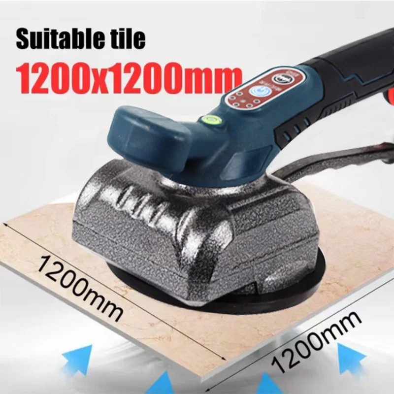 Professional  88VF Automatic Electric Tiling Machine 5 Gears Rechargeable Floor Laying Leveling Tool Bubble Leveler Power Tools