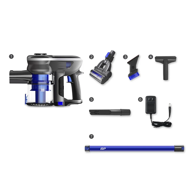무선 무선 진공 청소기 대형 흡입 디지털 모터 가정용 진공 청소기