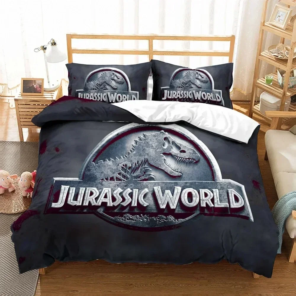 

Top Jurassic Dinosaur Duvet Cover with Pillow Cover Bedding Set Single Double Twin Full Queen King Size Bed Set for Decor