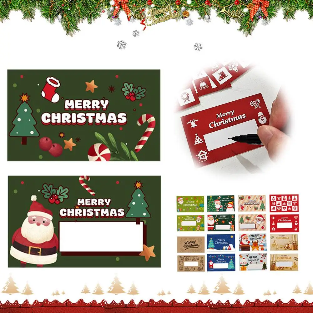 

10Pcs/Set Christmas Scratch Off Cards Holiday Scratch Cards For Christmas Scratch Off Games, Xmas Party Fun For Family School