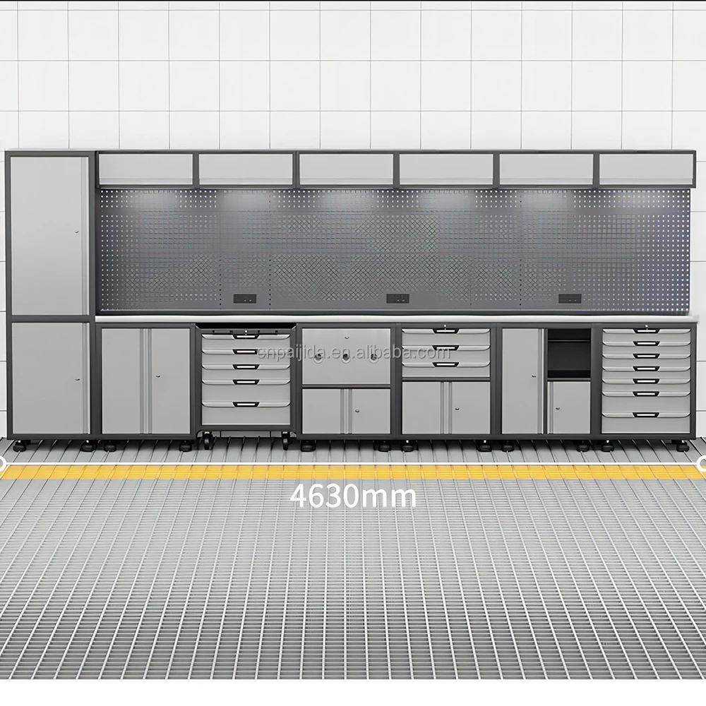 

Heavy Duty Modular Tool Cabinet Workbench System For Industrial Workshop Professional Workshop Tool Cabinet Storage SystemATV&UT
