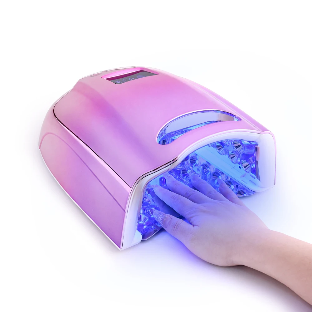 128W High-power Nail Art Lamp Nail Polish Glue Baking Lamp Quick-drying Phototherapy Machine For Nail Salons Cosmetics Wholesale