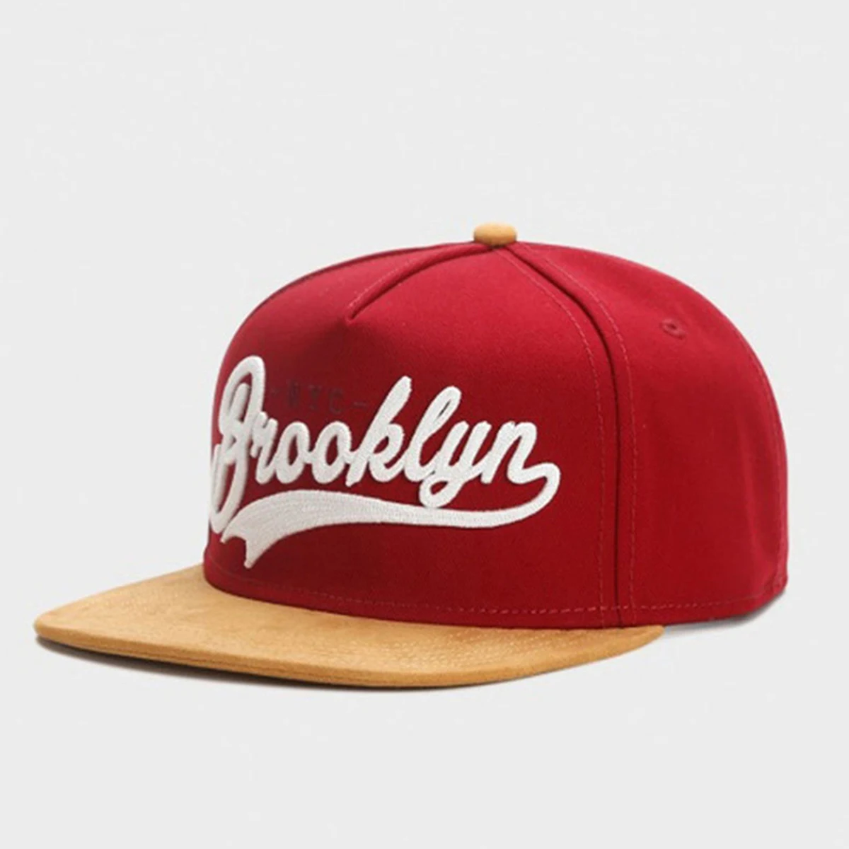 Czapka unisex marki BROOKLYN CAP, czarna, regulowana, typu snapback, hip-hopowa, dla mężczyzn, kobiet i dorosłych, nakrycie głowy, na zewnątrz, codzienna, przeciwsłoneczna, czapka baseballowa