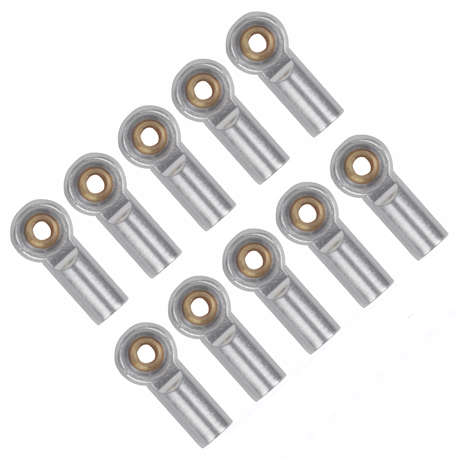 10 Stück Metall M3 Kugelkopf-Verbindungsstangen-Endstücke CW-Gewinde Kugelgelenk für 1/10 RC Modellauto Boot Flugzeug LKW DIY-Teile