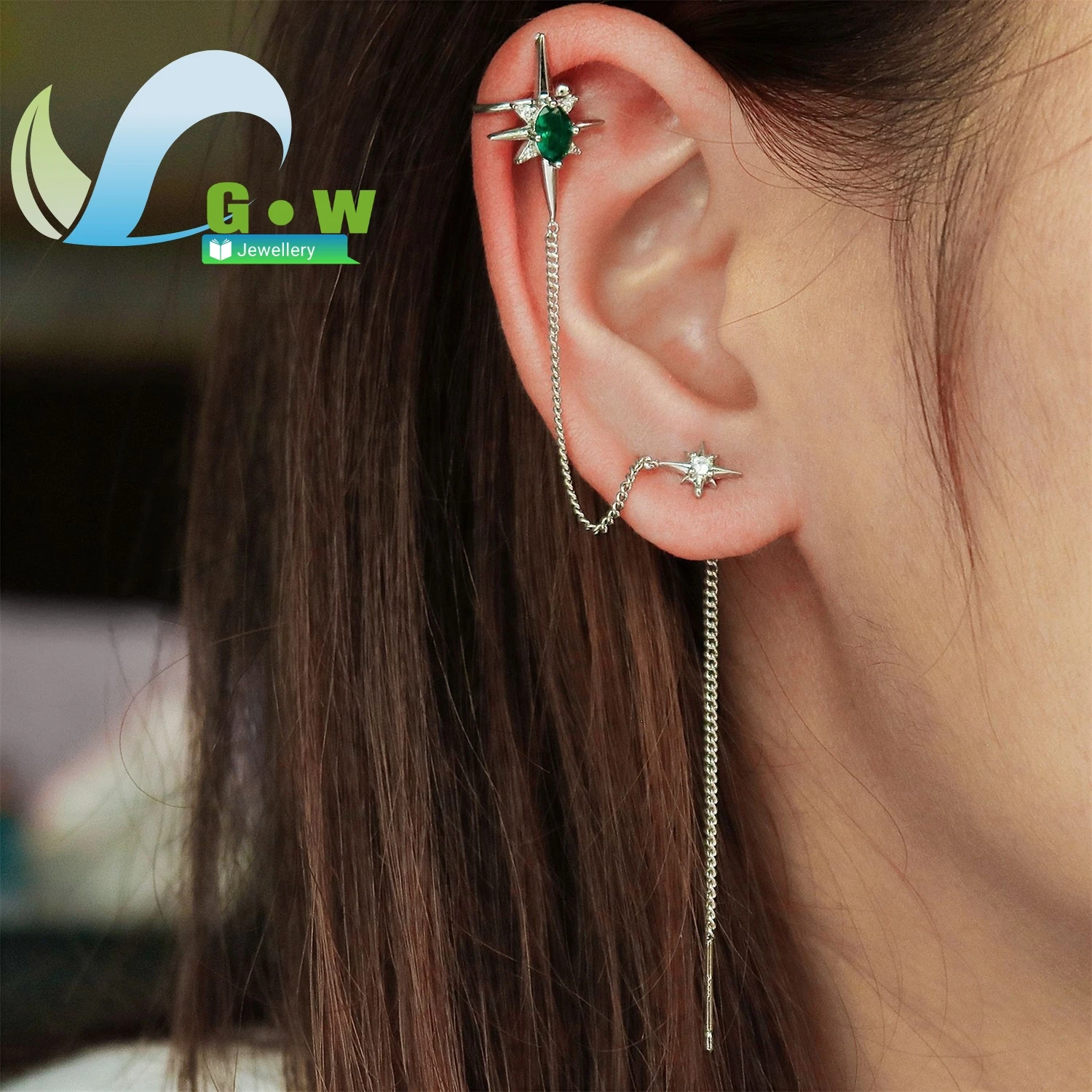 

Минималистичные серьги-протяжки в европейско-американском стиле, художественный дизайн, летняя новинка, маленькие шикарные аксессуары для ушей для женщин, модные украшения