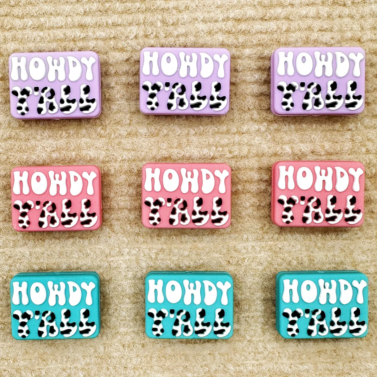 

10PC Baby Silicone Beads Rectangle Focus Beads Teethe Baby Toy DIY String Pen Beads Nipple Chain Jewelry Accessories Kawai Gifts