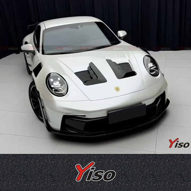 For porsche 992 Gt3rs High Quality Dry Carbon Fiber Hood Dry Carbon Fiber Oem Hood Vent Perfect Fitment 992Gt3rs Aerodynamic kit
