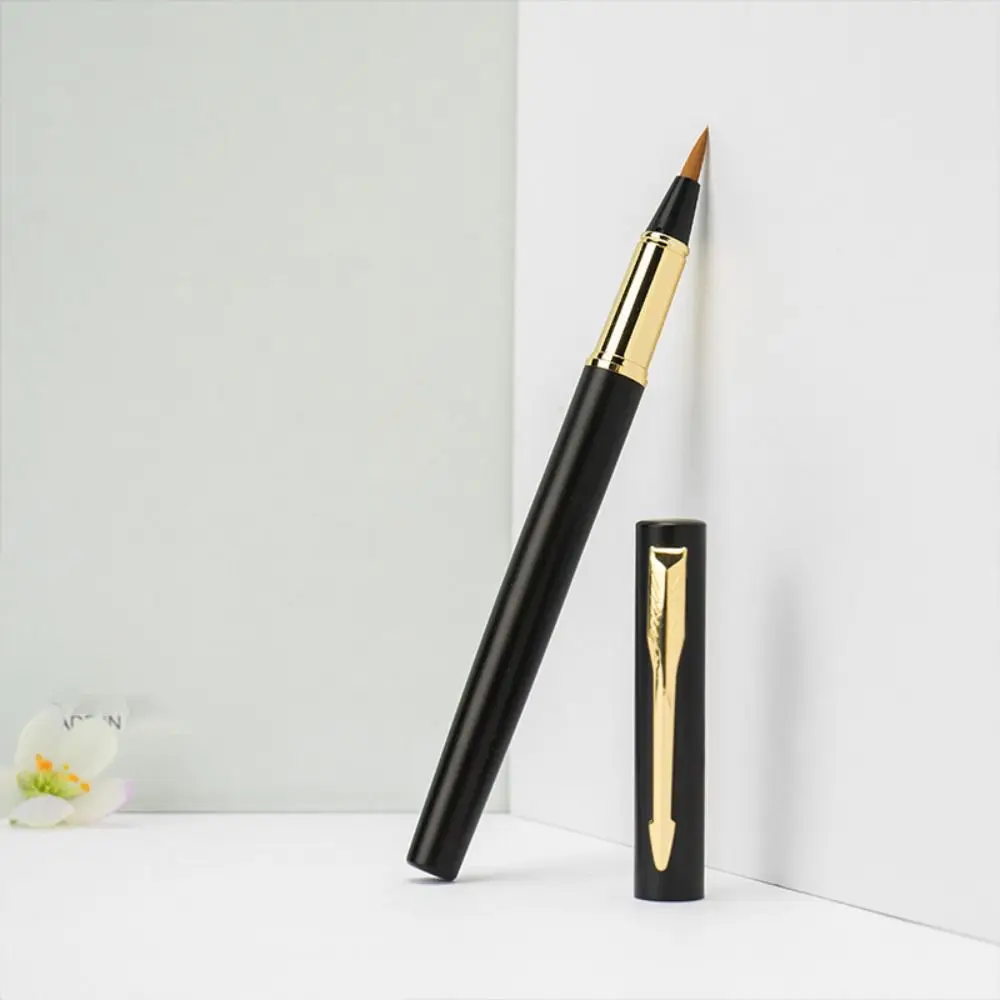 3 PCS High Quality Fountain Pen Type Calligraphy Brushes Soft Hair Writing Calligraphy Pen Business Metal Practice Brush Office