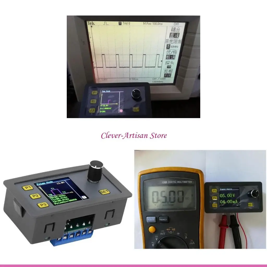 

E06B Generator Generator ModuleAdjustable Module 1-1000Hz Sine Waves 4-20mA 2-10V Generator PWM