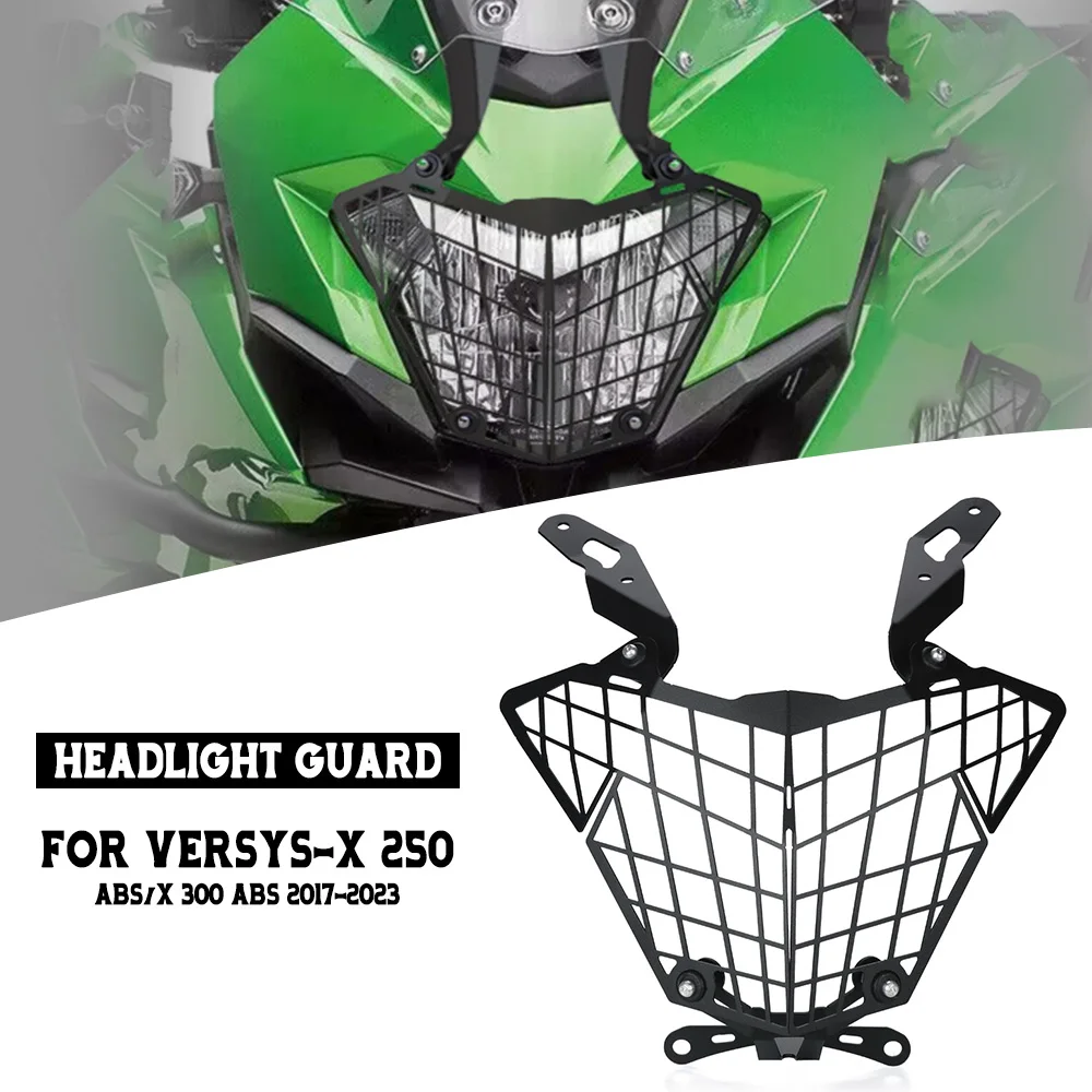 

Мотоцикл для KAWASAKI VERSYS-X 250 ABS/X300 ABS 2017-2018-2019-2020-2021-2022-2023, защита фар, решетка для фар