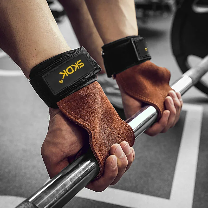 Fitness Handschuhe Aus Rindsleder Für Krafttraining Und Grip_voghion.com