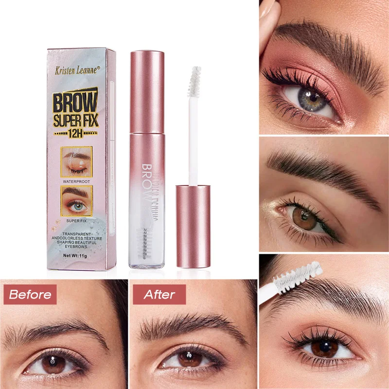 Waterproof Eyebrow Gel Eyebrow Long Lasting Water And Sweat Resistant Quickly Defines Eyebrows Maintains Full Makeup Look