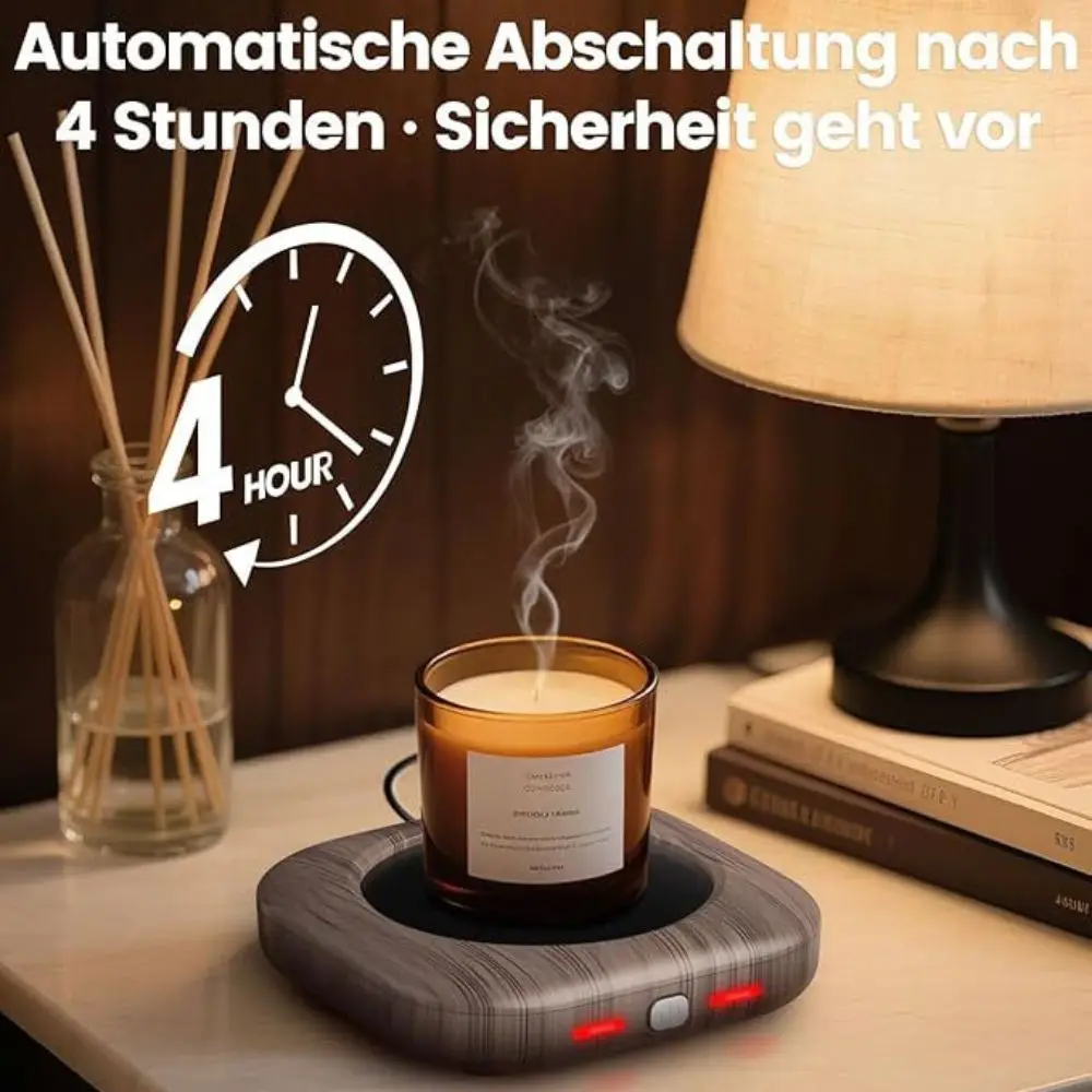 Auto Shut Off Coffee Mug Warmer Timer Function 3 Temperature Setting Smart Cup Warmer Thermostat Coaster Cup Heating Pad