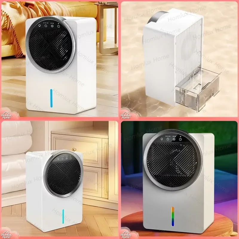 Rotary Dehumidifier High Power Household Dehumidifier for Clothes Basement Bedroom Kitchen Indoor Moisture Remover with