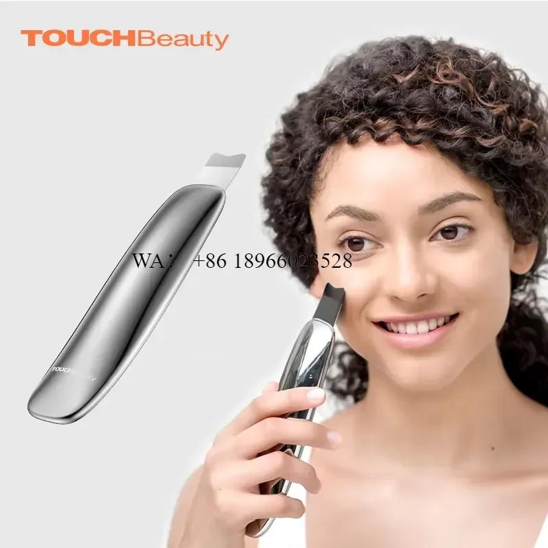WMWMNU for TOUCHBeauty Wireless Rechargeable Ultrasonic Scrubber Spatula Blackhead Remover Face Exfoliation Peeling